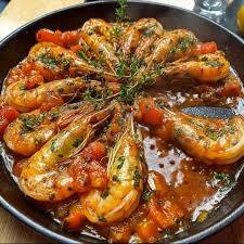 Gambas poêlées