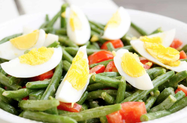 Salad d`haricot vert